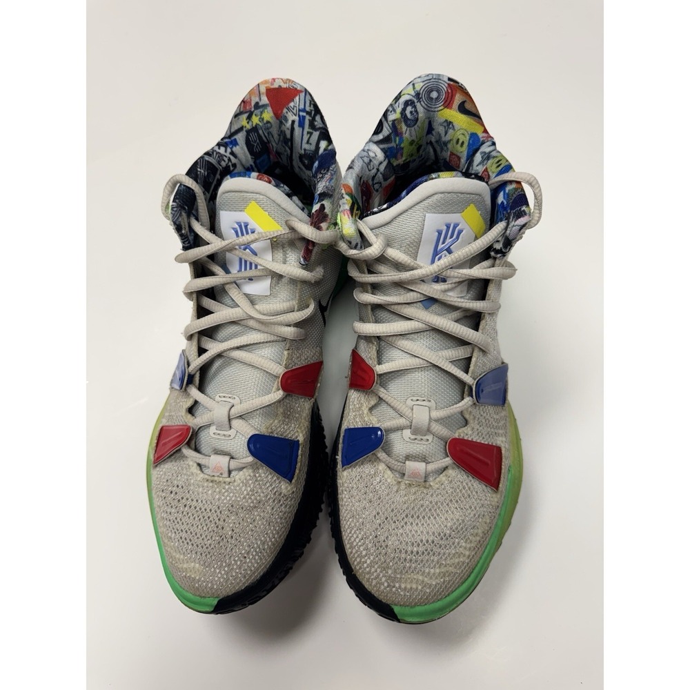 Nike Shoes Kyrie 7 Visions 2021 Size 8.5 9.5 DC9122 001 Sneaker With Box - Picture 10 of 15